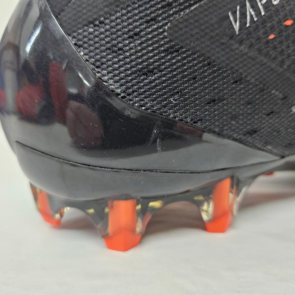 Nike Vapor Untouchable Pro 3 Football Cleats 917165-008 Orange Black Men Size 15 - Picture 4 of 13